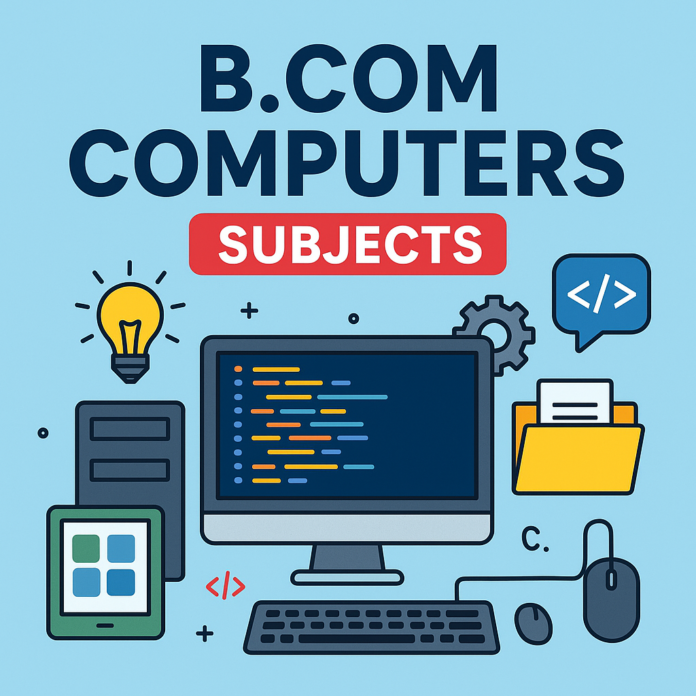 What Are the Subjects in B Com Computers? A Clear Guide for Students