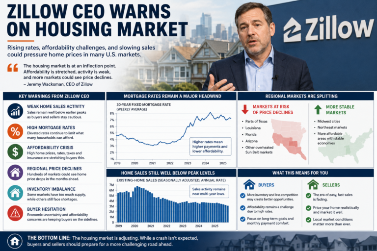 Zillow CEO Warns on Housing Market: What Buyers and Sellers Need to Know
