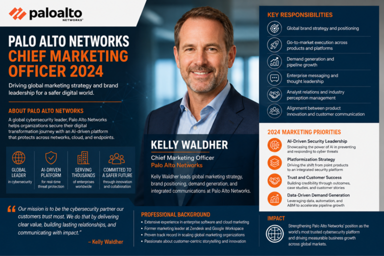 Palo Alto Networks Chief Marketing Officer 2024: Leadership, Strategy, and Global Brand Direction