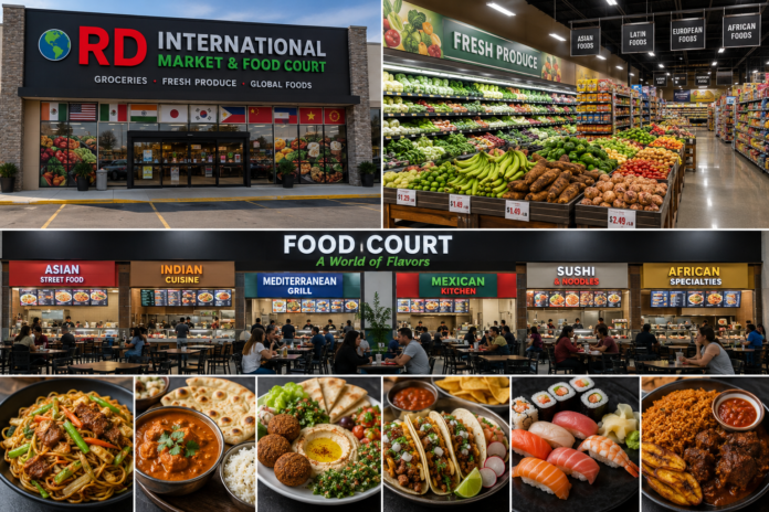 RD International Market and Food Court: A Global Shopping and Dining Experience
