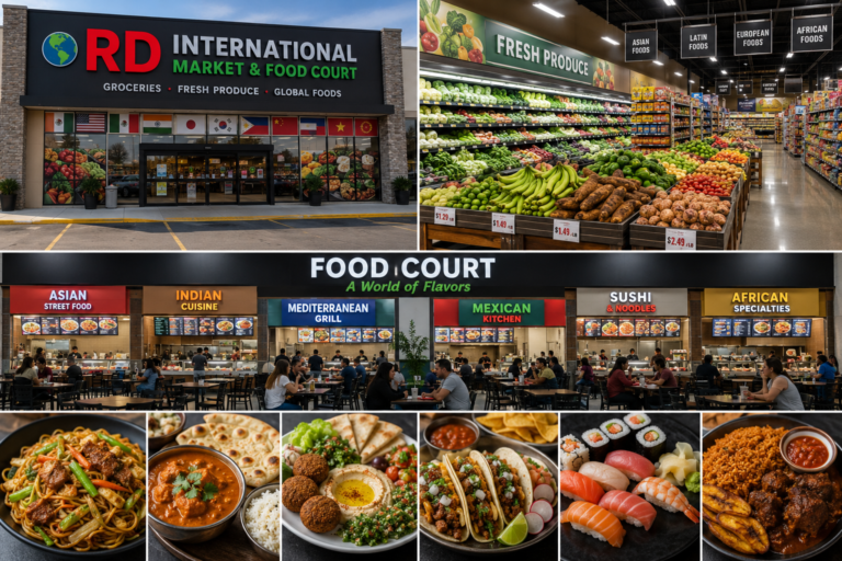 RD International Market and Food Court: A Global Shopping and Dining Experience