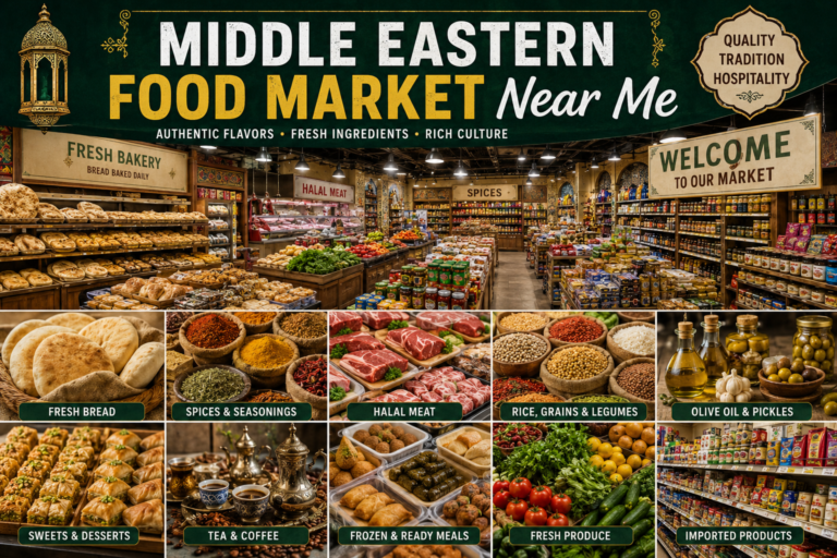 Middle Eastern Food Market Near Me: Exploring Authentic Flavors, Spices, and Cultural Traditions