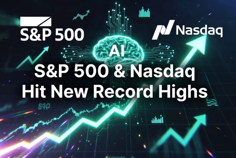 S&P 500 and Nasdaq Close at Record Highs on AI Stock Rally