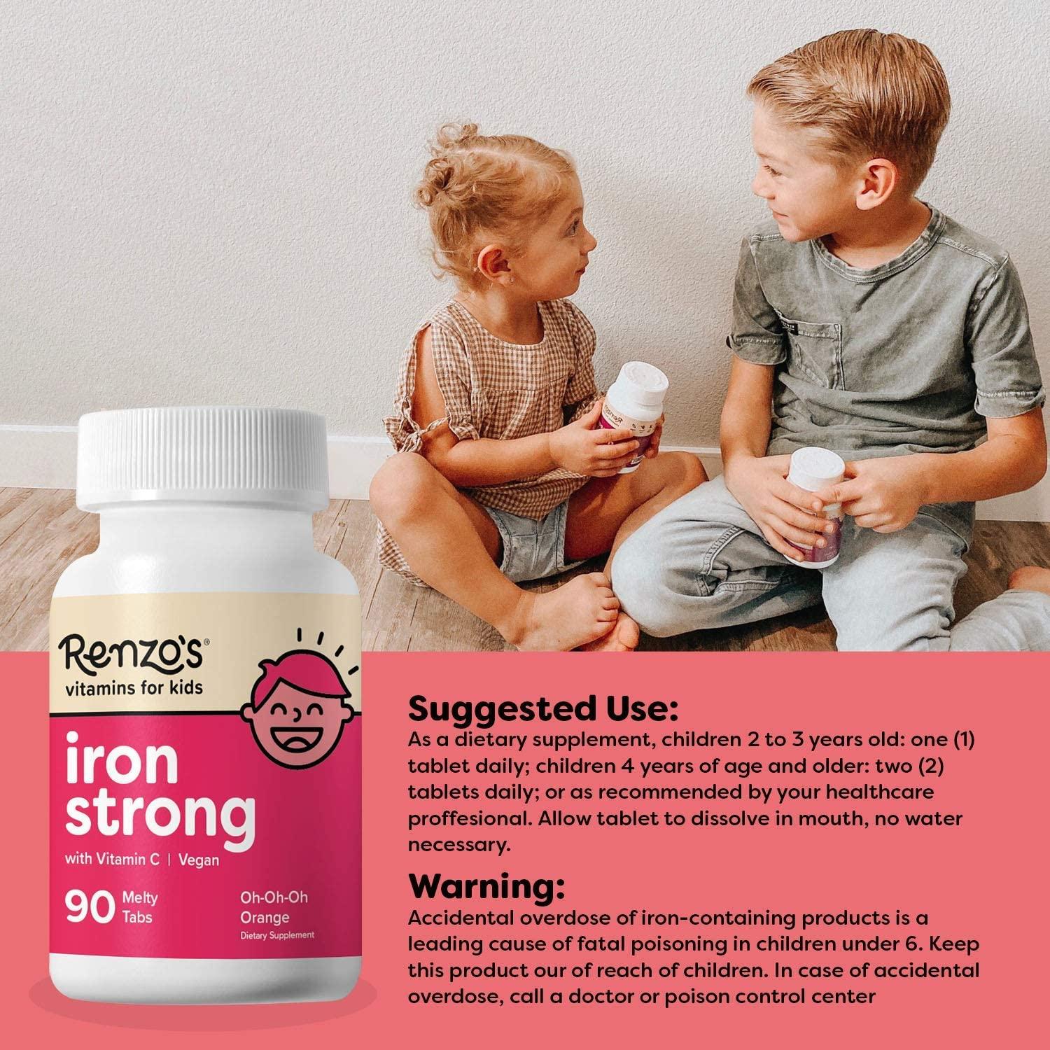 Renzo’s Iron Strong Iron for Kids & Toddlers