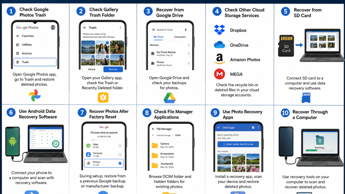 How to Recover Deleted Photos From Android Phone