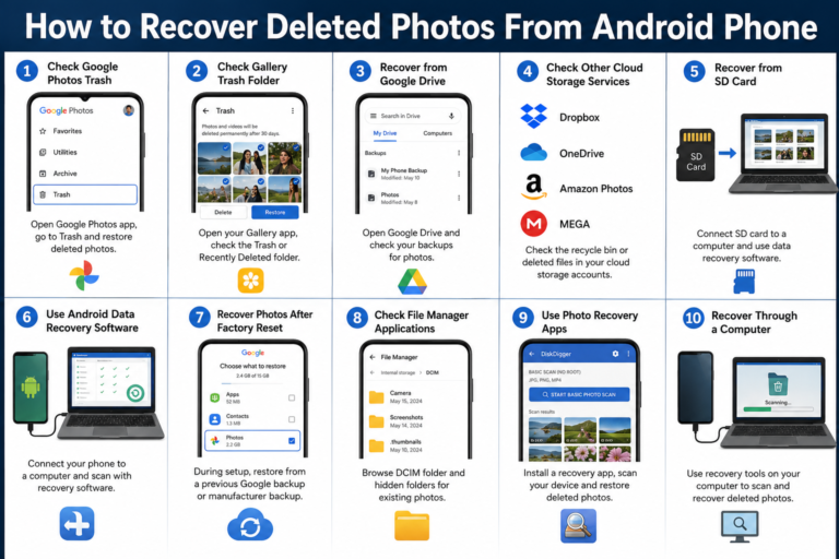 How to Recover Deleted Photos From Android Phone