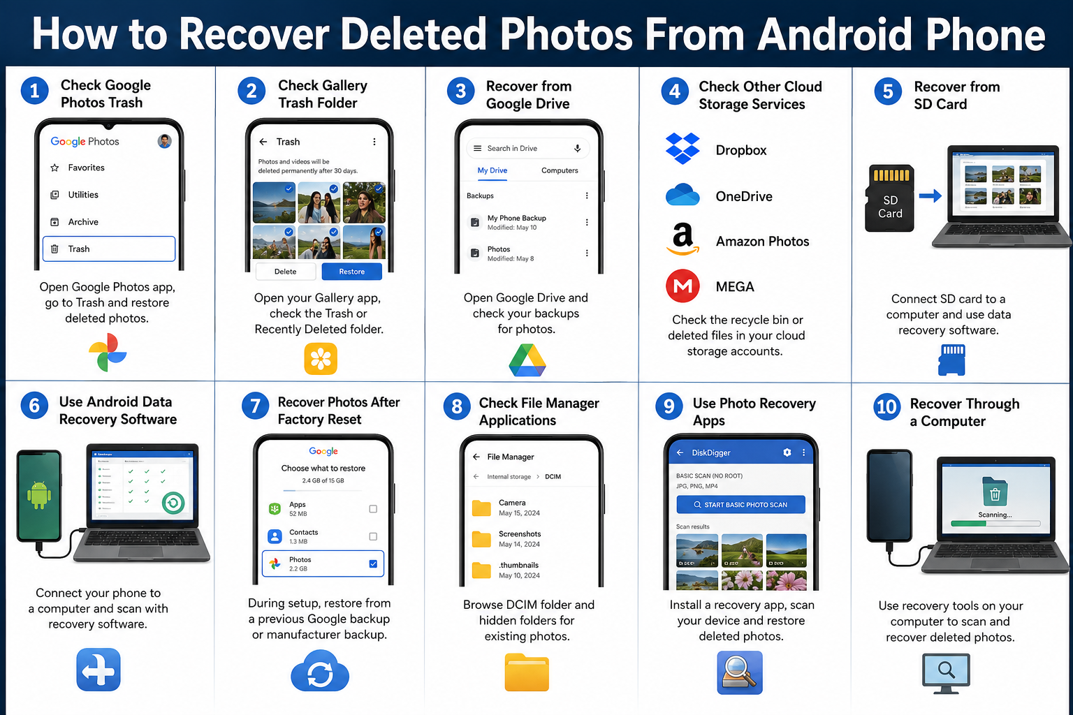 How to Recover Deleted Photos From Android Phone