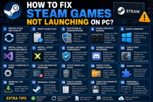 How to Fix Steam Games Not Launching on PC?