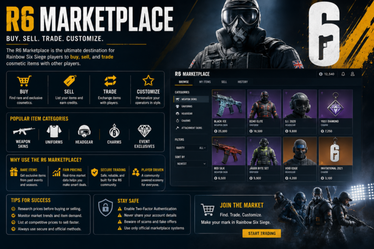 R6 Marketplace: The Ultimate Guide to Buying, Selling, and Trading Rainbow Six Siege Items