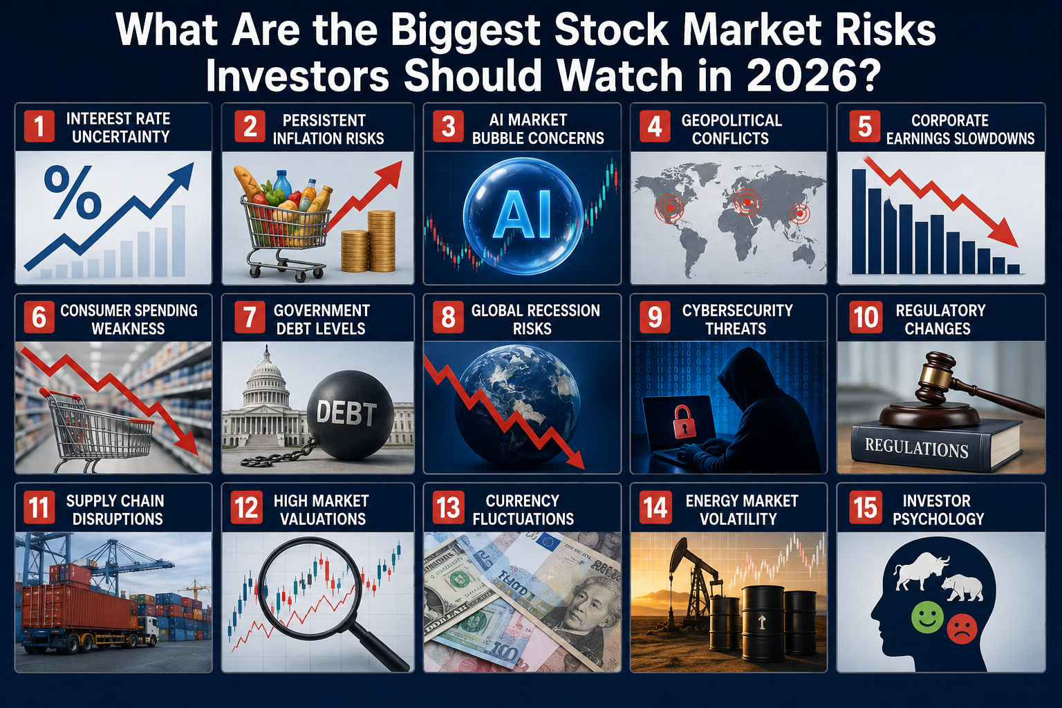 What Are the Biggest Stock Market Risks Investors Should Watch in 2026?