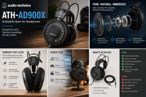 Audio-Technica ATH-AD900X Audiophile Open-Air Headphones: A Complete Review and Buying Guide